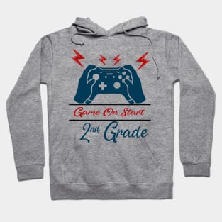 Game on Start 2nd grade Hoodie